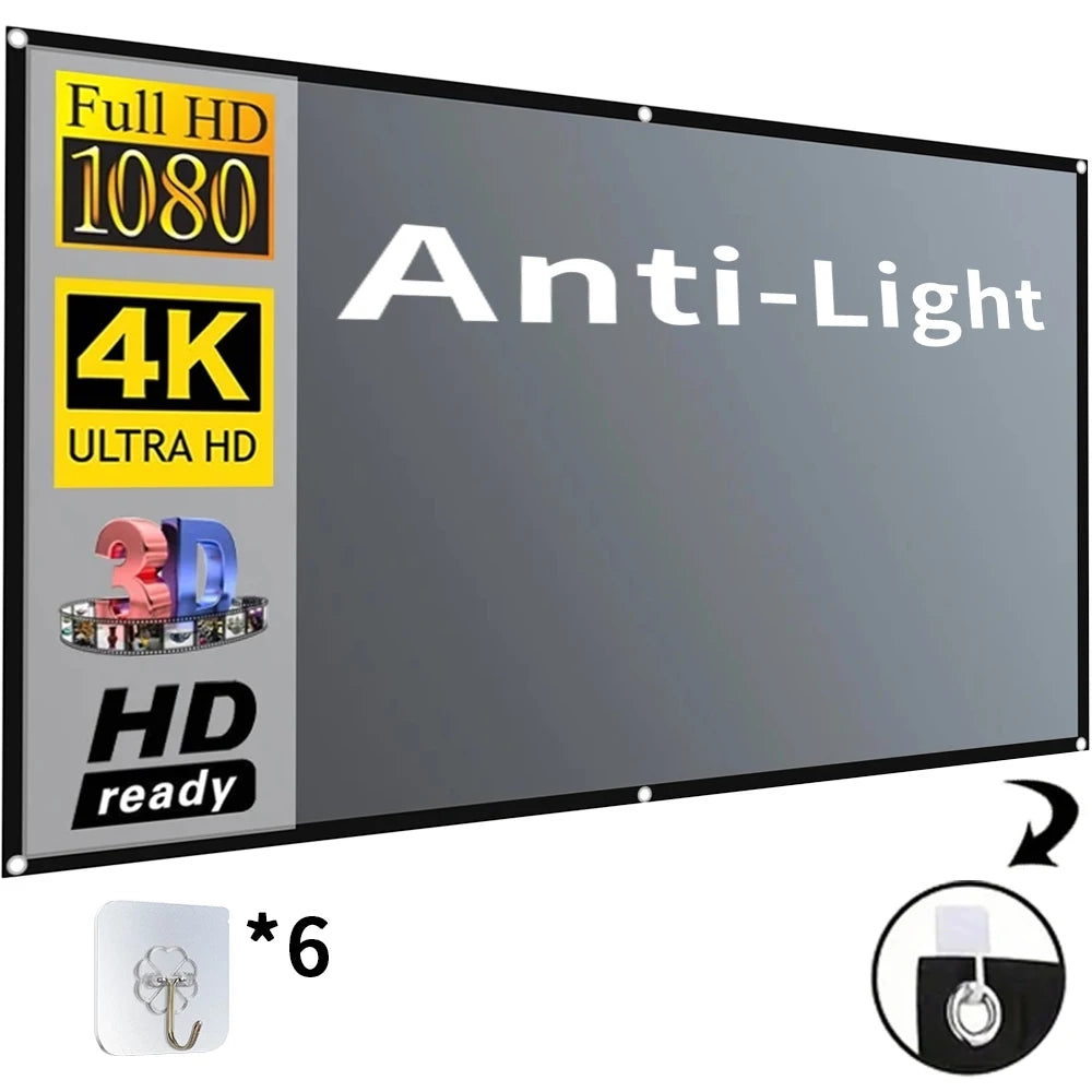Pantalla para proyector anti luz